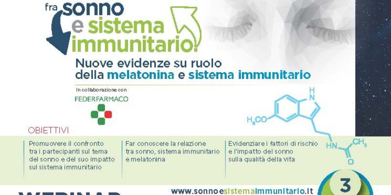 Legame fisiologico e fisiopatologico fra sonno e sistema immunitario.  Nuove evidenze su ruolo della melatonina e sistema immunitario