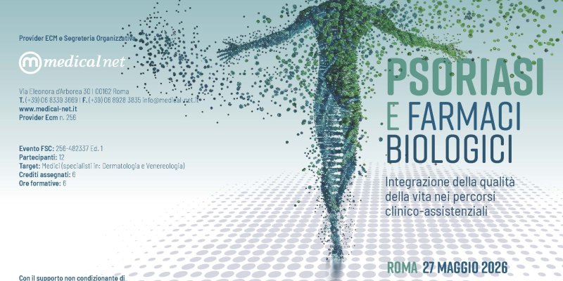 Psoriasi e farmaci biologici: integrazione della qualità della vita nei percorsi clinico-assistenziali